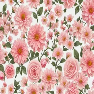 aesthetic flowers transparent background