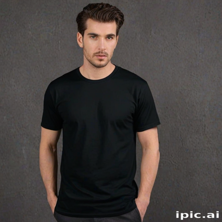 black mockup t shirt