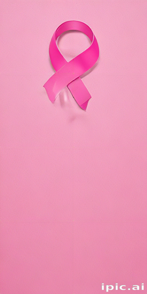 Awareness Ribbon Symbolizing Hope and Support for Breast Cancer ...
