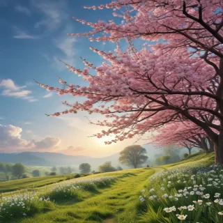 spring aesthetic desktop wallpaper