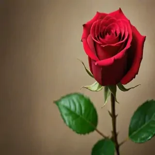 image of a red rose