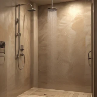 shower background