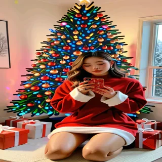 christmas pic aesthetic