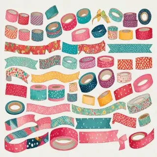 washi tape clipart