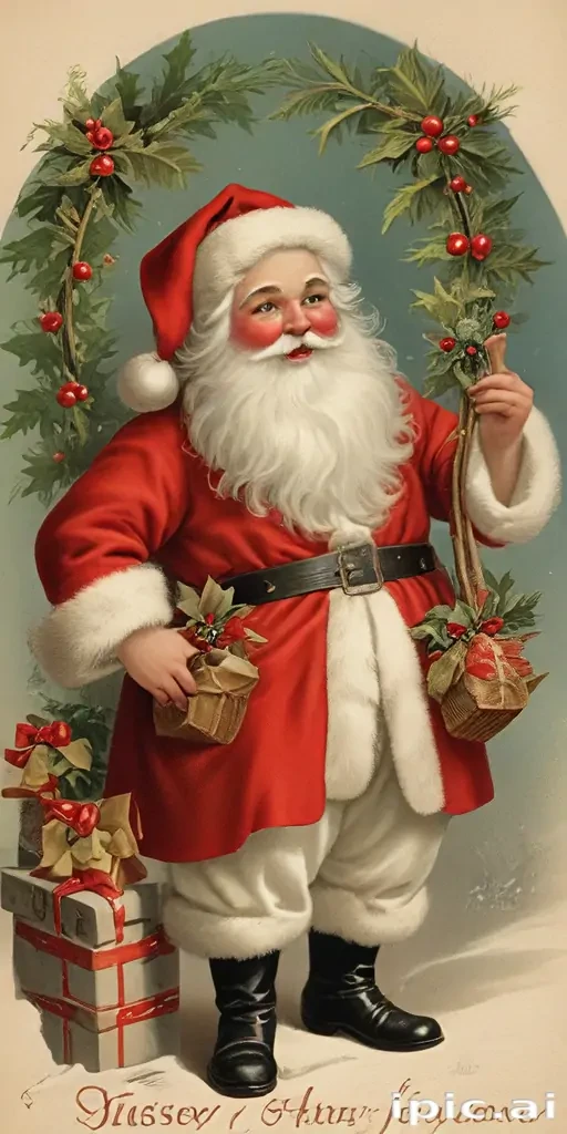 vintage merry christmas image