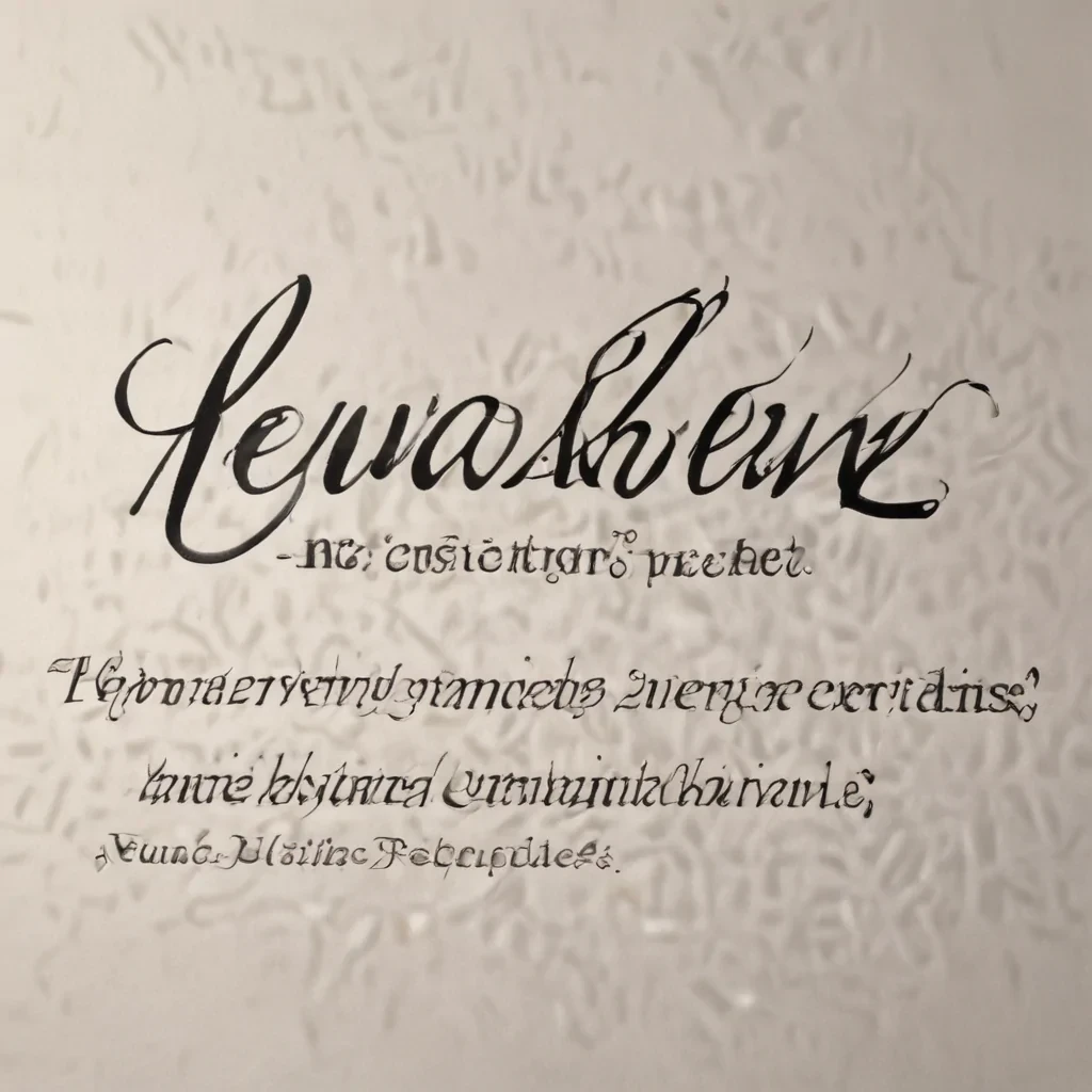 kevin in cursive