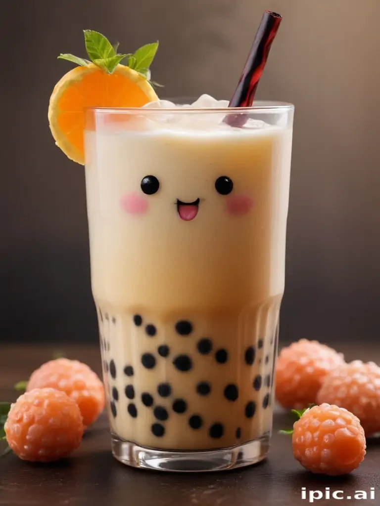 cute boba tea wallpapers