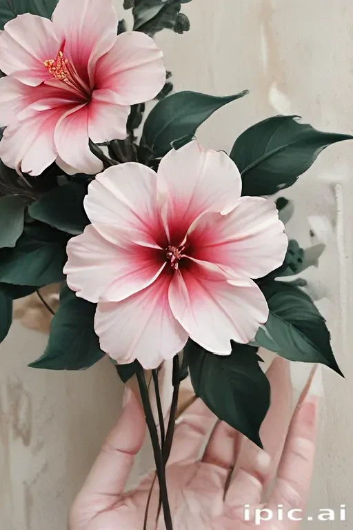 aesthetic flower painting