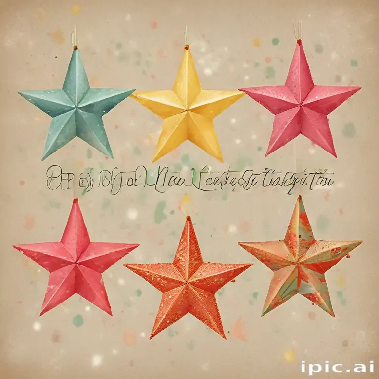 christmas stars clipart