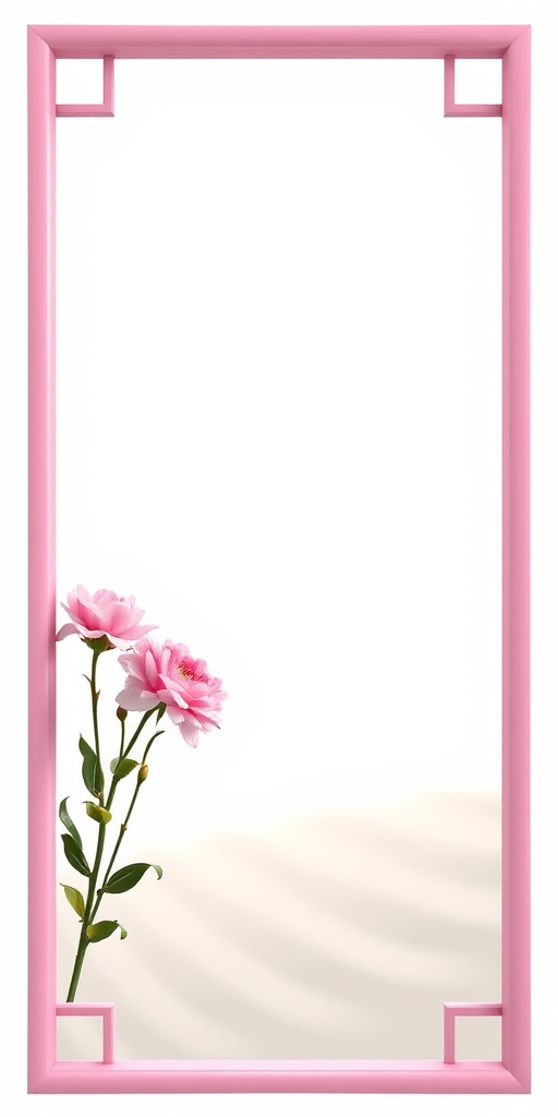 pink frame png