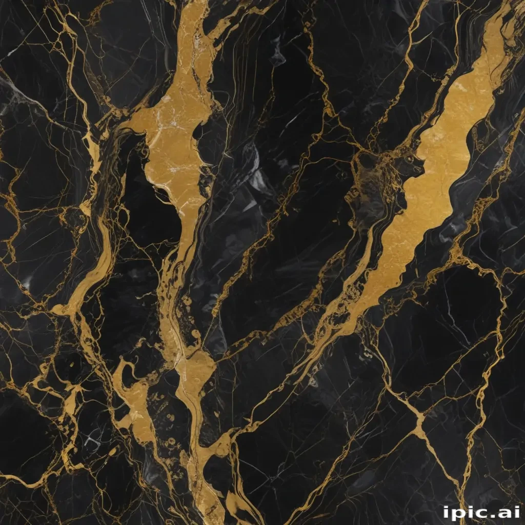 black and gold marble background