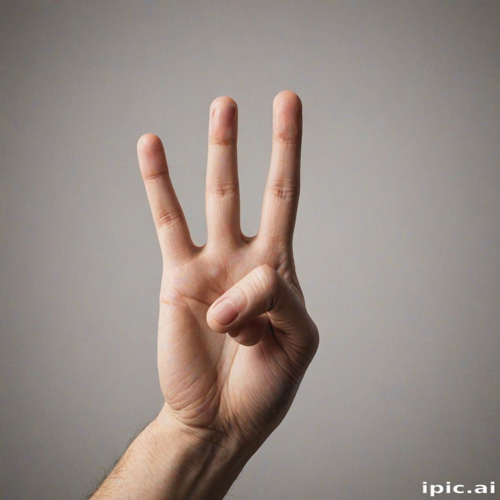 middle finger background