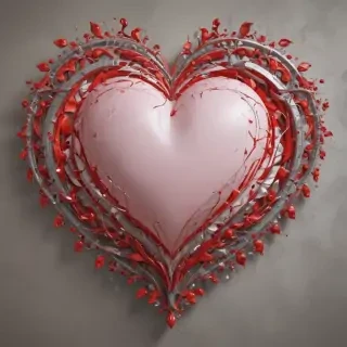 wallpaper 3d heart