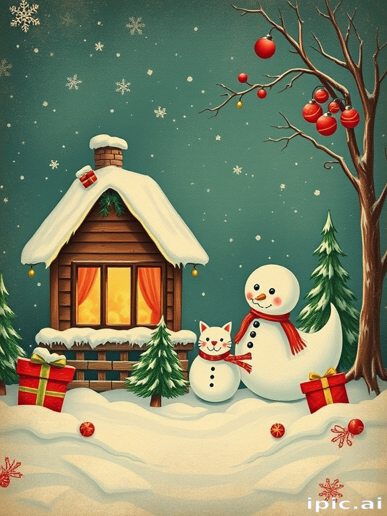 free printable vintage christmas images