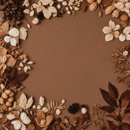 brown aesthetic banner