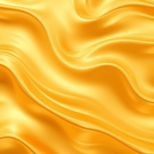 Capture a smooth, flowing abstract pattern with warm golden tones, using a DSLR camera with a 50mm lens, aperture f/1.8, ISO 100, in natural light, from a top-down perspective, with a soft focus effect.