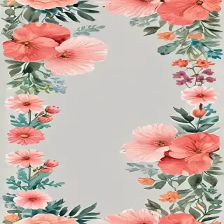 clipart borders flowers