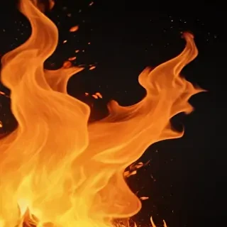 background on fire