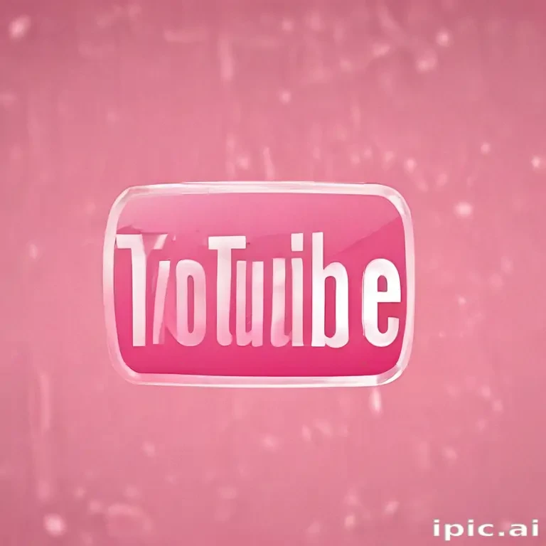 pink youtube logo