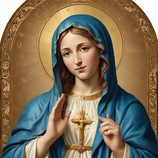 virgin mary clipart