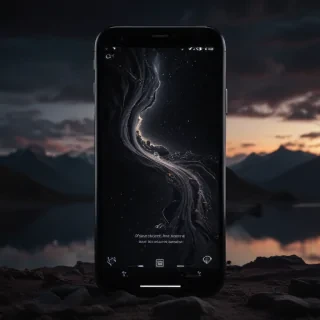 dark phone background