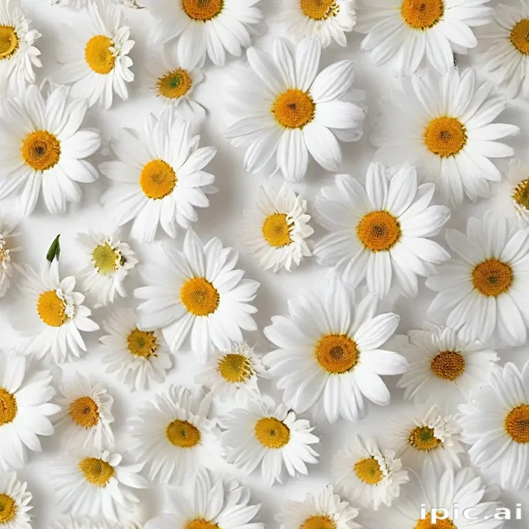 flowers white background