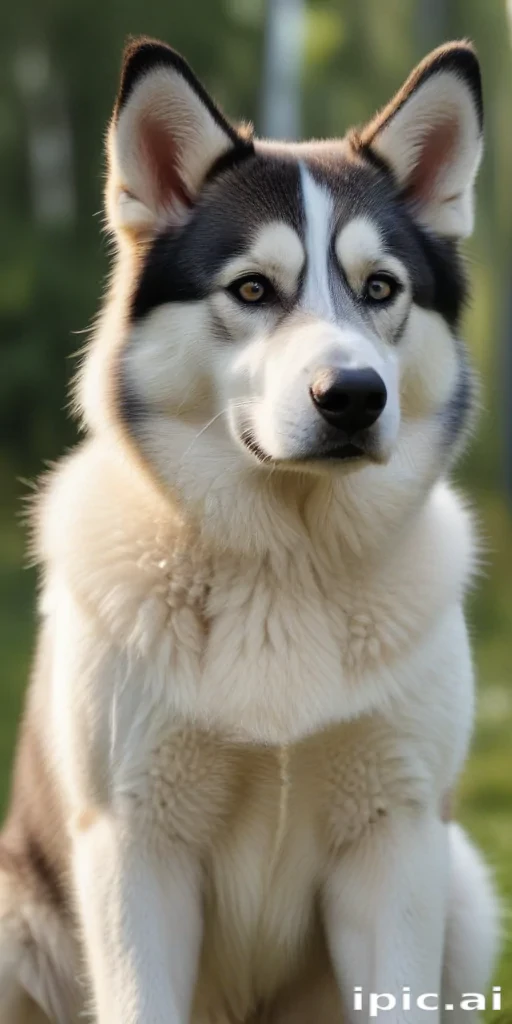 alaskan husky shepherd