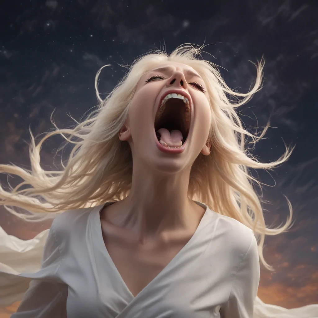 screaming background