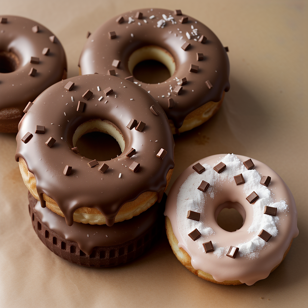 kit kat chocolate frosted donut