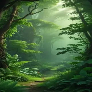 green aesthetic background
