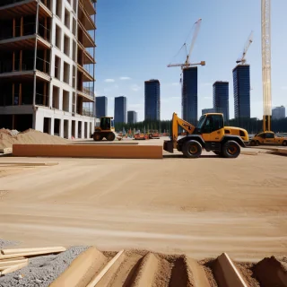 construction site background