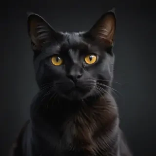 black cat png