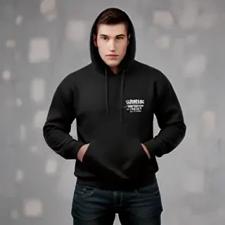 black hoodie mockup