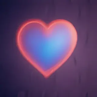 blurry heart
