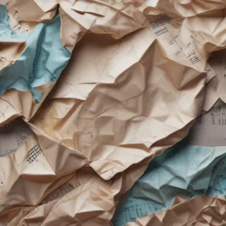 crumpled paper overlay