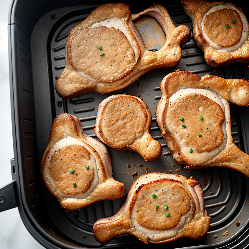 shake and bake air fryer pork chops