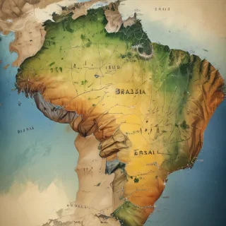 brazil map