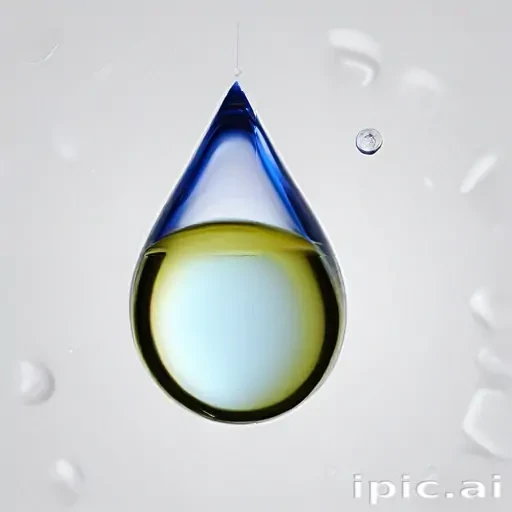 transparent water drop
