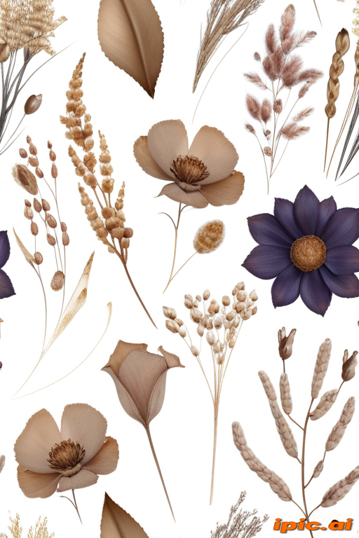 dried flowers png