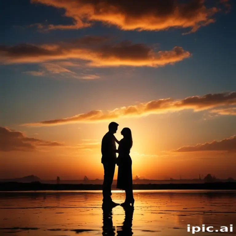 couple silhouette