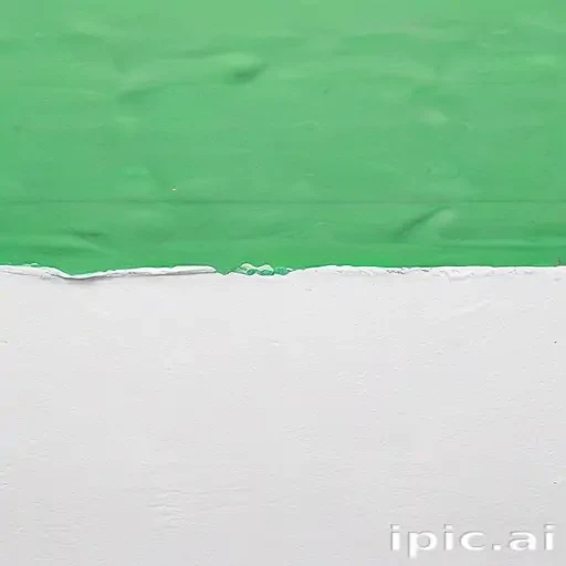 white and green background