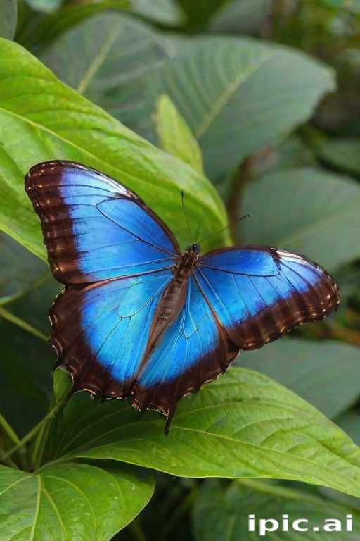 blue morpho butterfly