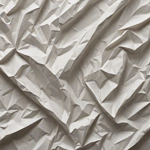 wrinkled paper