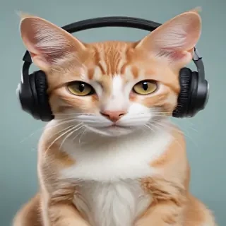 cat headphones png