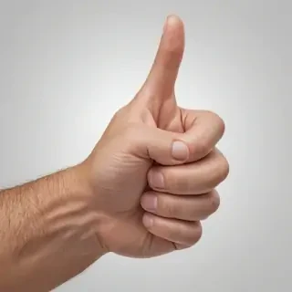 finger point png