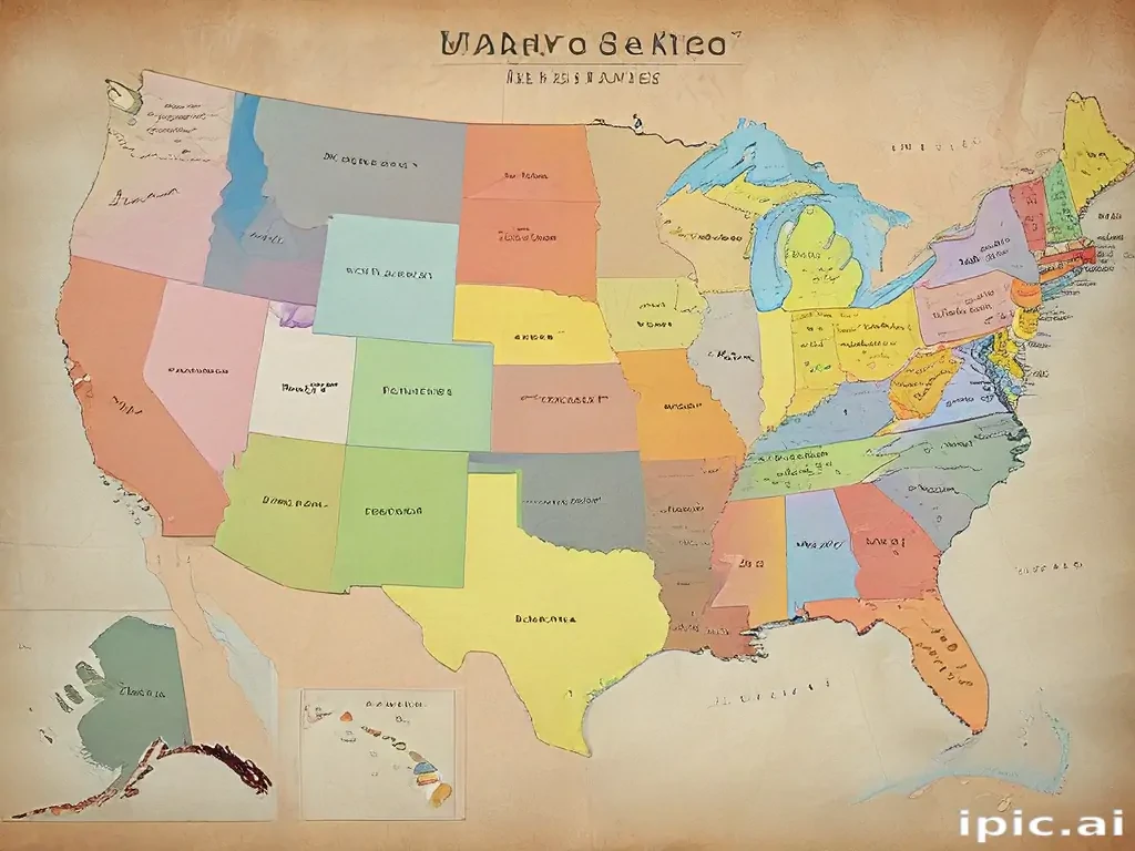 map of the usa states