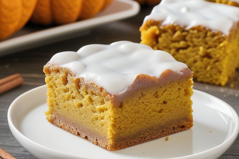 pumpkin and cake mix bars