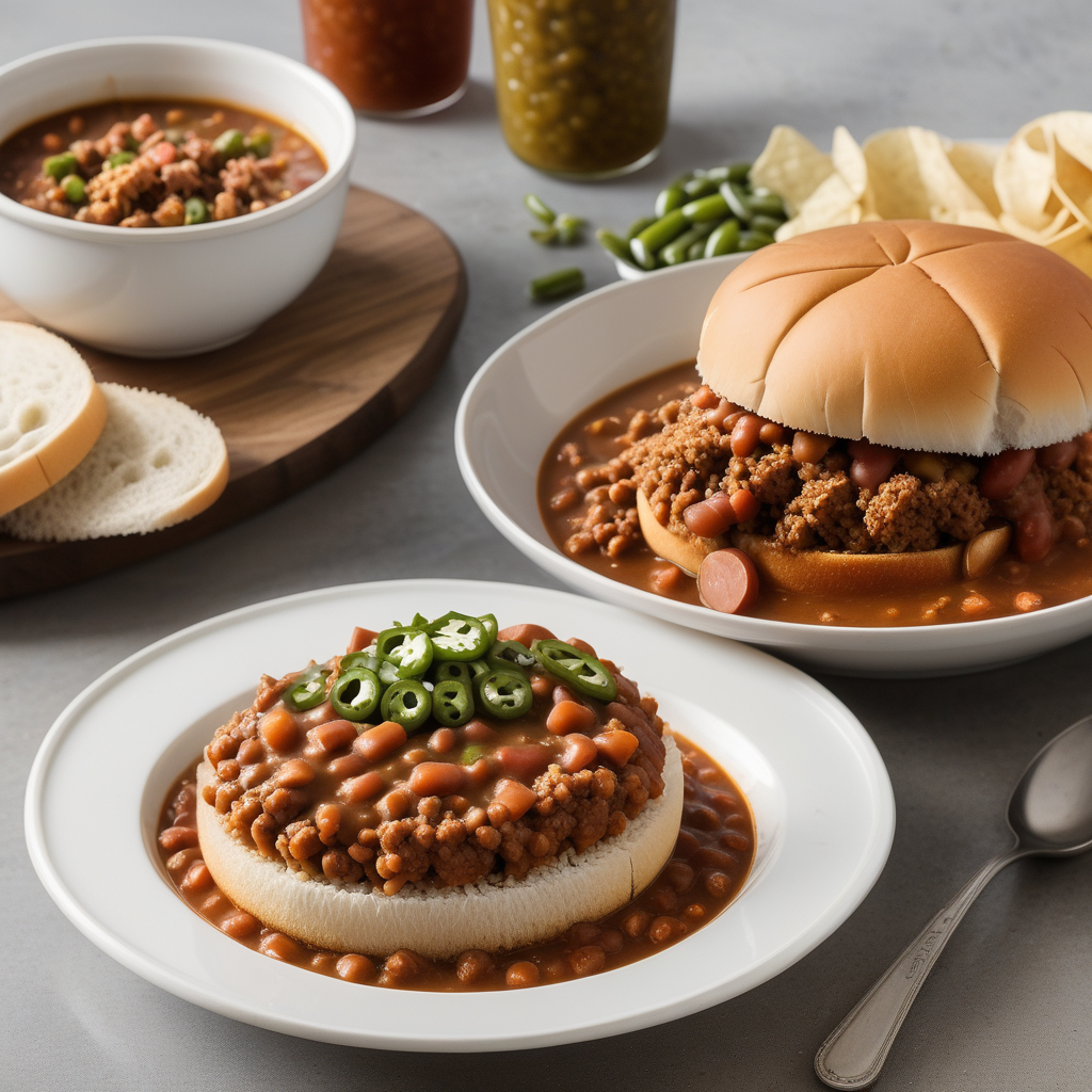 sloppy joes with chicken gumbo soup