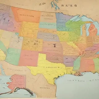 map of united states of america