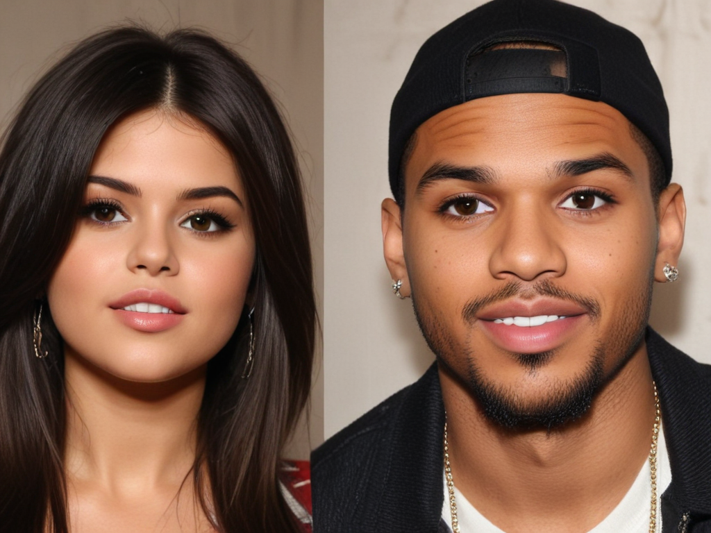 selena gomez chris brown reaction